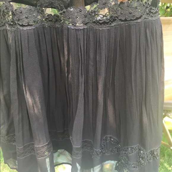 Hannah Jo Black silk dress M - Picture 5 of 8